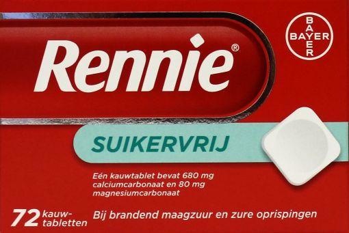 Rennie Rennie Zuckerfrei (72 Tabletten)