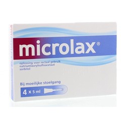 Microlax Klistierflasche 5ml (4 Stück)