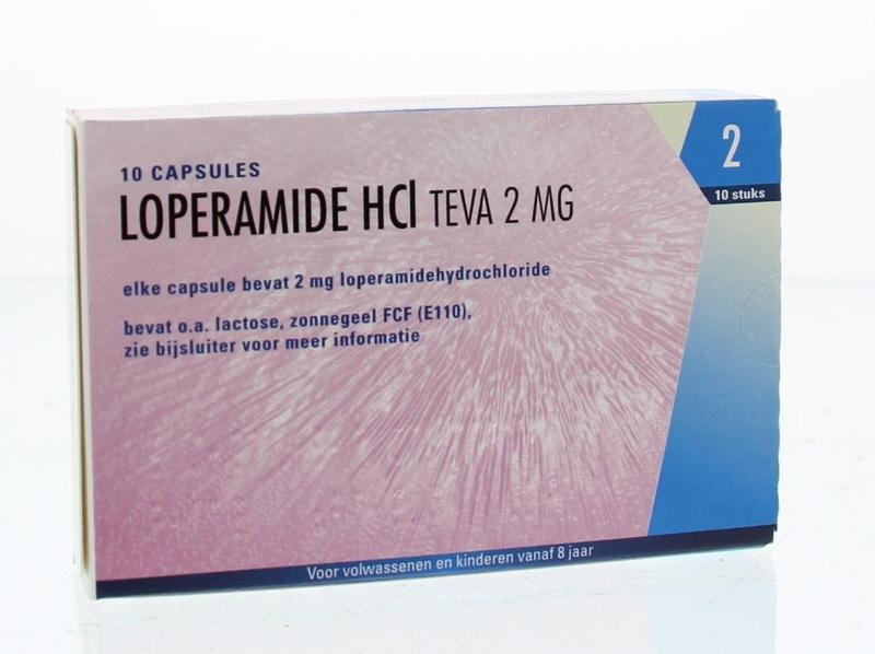 Teva Loperamid HCL 2 mg (10 Caps)