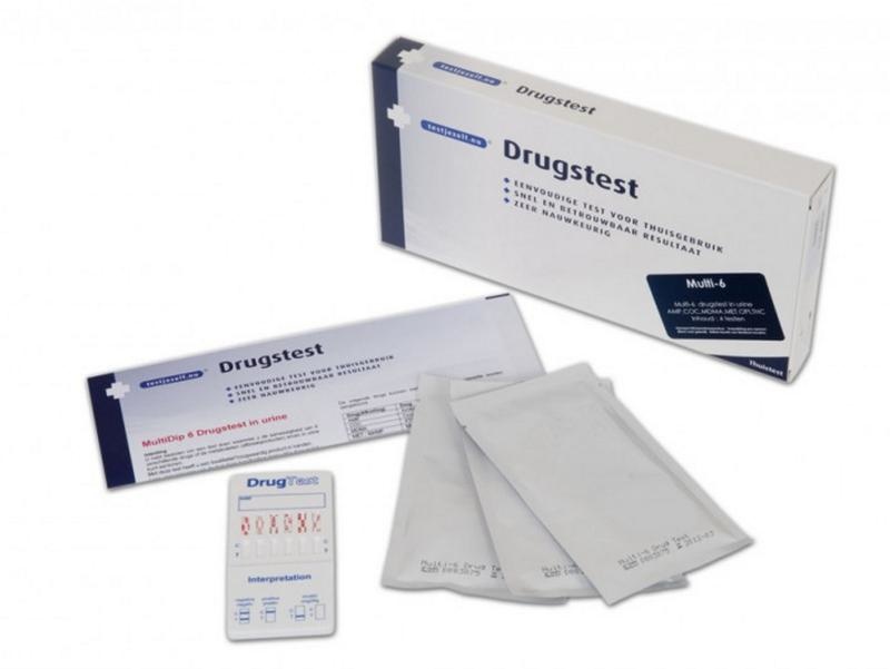 Testjezelf.nu Multidrogentest 6 Urin (4 Stück)
