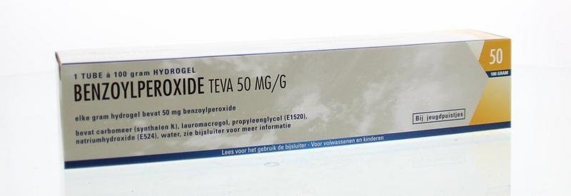 Teva Teva Benzoylperoxid 5% (100 gr)