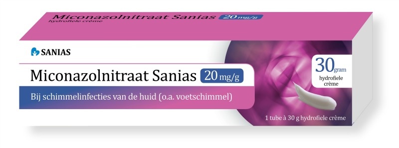 Sanias Miconazolnitrat 20 mg Creme (30 gr)