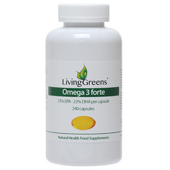 Livinggreens Omega 3 Fischöl forte (240 Kapseln)