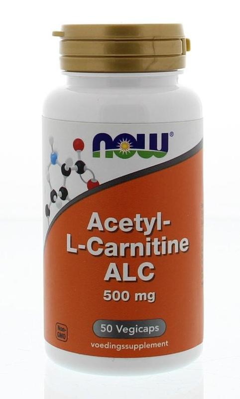 NOW NOW Acetyl L-Carnitin 500 mg 50 vKaps