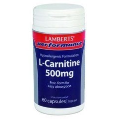 Lamberts L-Carnitin 500 mg (60 vegetarische Kapseln)
