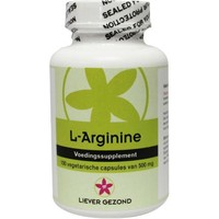 Liever Gezond Liever Gezond L-Arginin 500 mg (100 Kapseln)