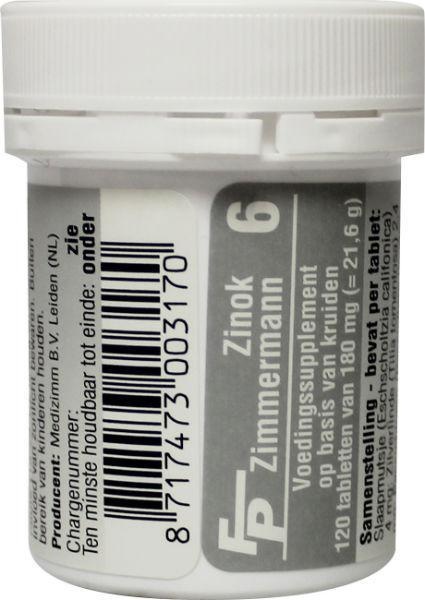 Medizimm Medizimm Zinok 6 (120 Tab)