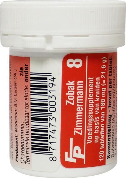 Medizimm Medizimm Zobak 8 (120 Tabletten)