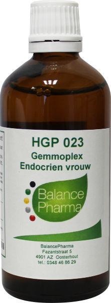 Balance Pharma HGP023 Gemmoplex Endokrine Frau (100 Ml)