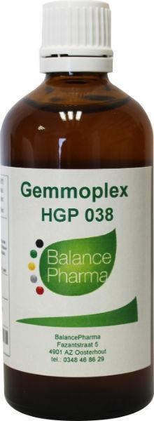Balance Pharma HGP038 Gemmoplex Leber-Nieren-Lymphe (100 Ml)