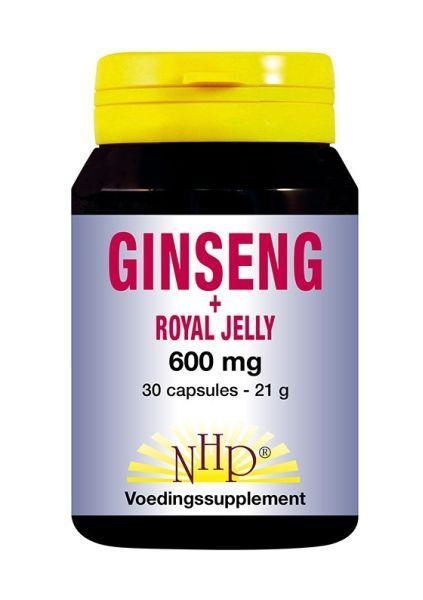 NHP Ginseng Royal Jelly 600 mg (30 Caps)