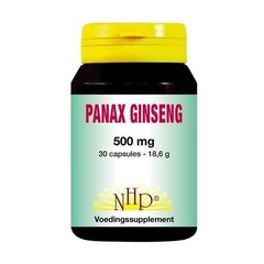 NHP Panax Ginseng 500mg (30 Caps)