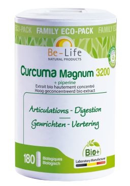 Be-Life Kurkuma Magnum 3200 & Piperin Bio (180 Soft Caps)