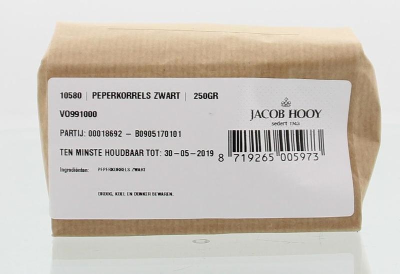 Jacob Hooy Pfefferkörner schwarz (250 gr)