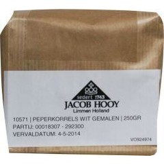 Jacob Hooy Pfeffer weiß gemahlen (250 gr)