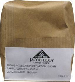 Jacob Hooy Jacob Hooy Rosmarin geschnitten (250 gr)