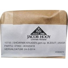 Jacob Hooy Shoarma-Kräuter (250 gr)