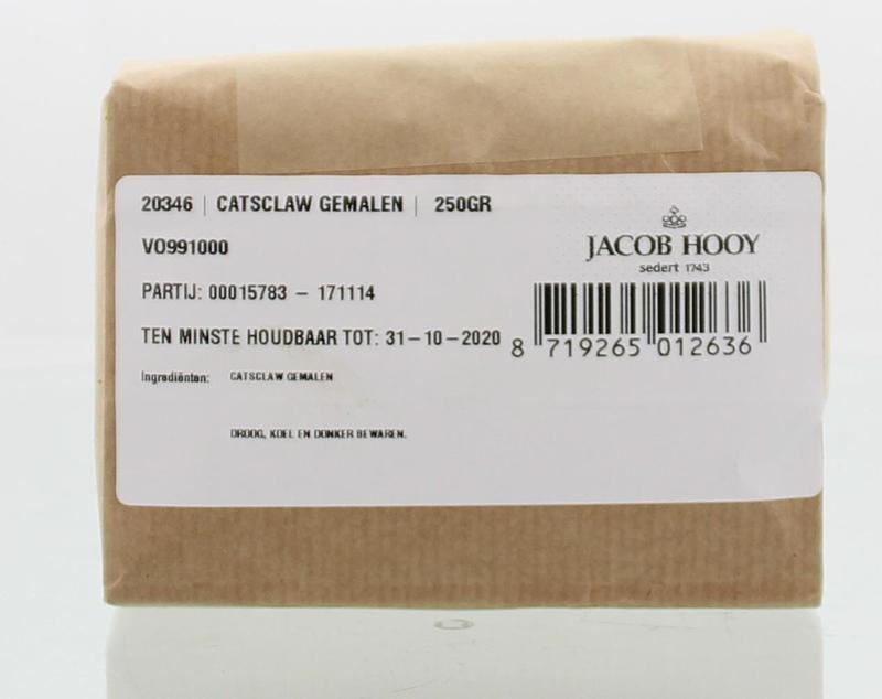 Jacob Hooy Katzenkrallen gemahlen (250 gr)