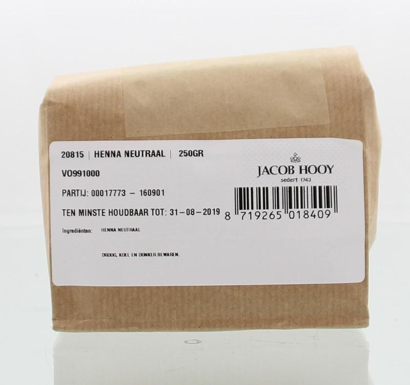 Jacob Hooy Hennapulver neutral (250 gr)