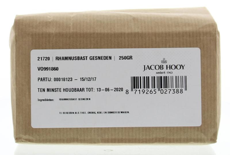 Jacob Hooy Jacob Hooy Rhamnusrinde Sanddornrinde geschnitten (250 gr)