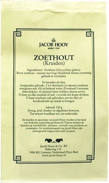 Jacob Hooy Süßholz geschnitten geschält (gelber Beutel) (150 gr)