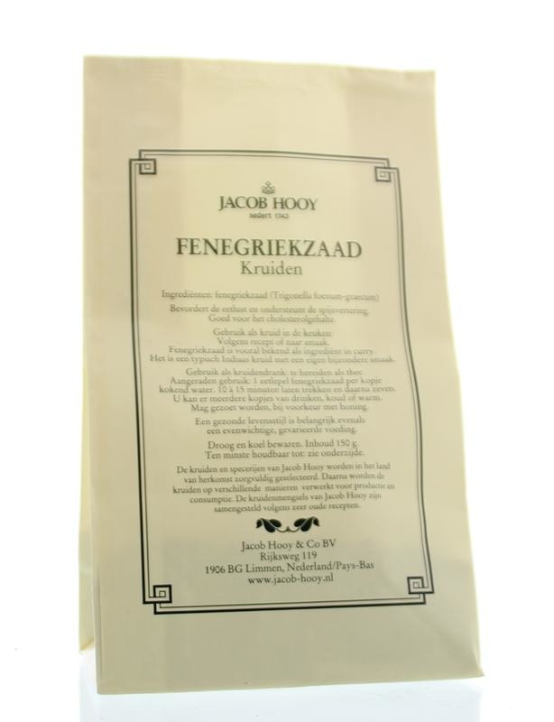 Jacob Hooy Jacob Hooy Bockshornkleesamen (gelber Beutel) (150 gr)