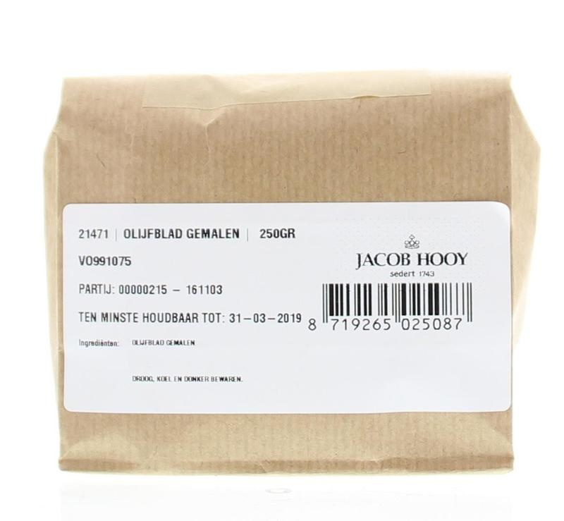 Jacob Hooy Olivenblätter gemahlen (250 gr)