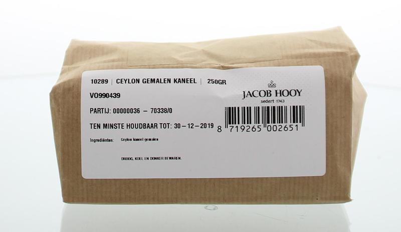 Jacob Hooy Zimt gemahlen Ceylon (250 gr)