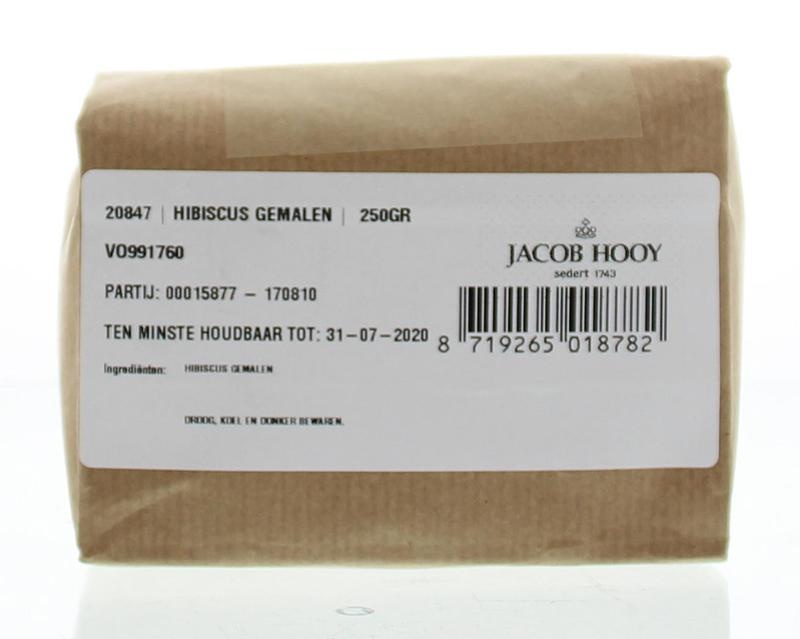 Jacob Hooy Jacob Hooy Hibiskus gemahlen (250 gr)