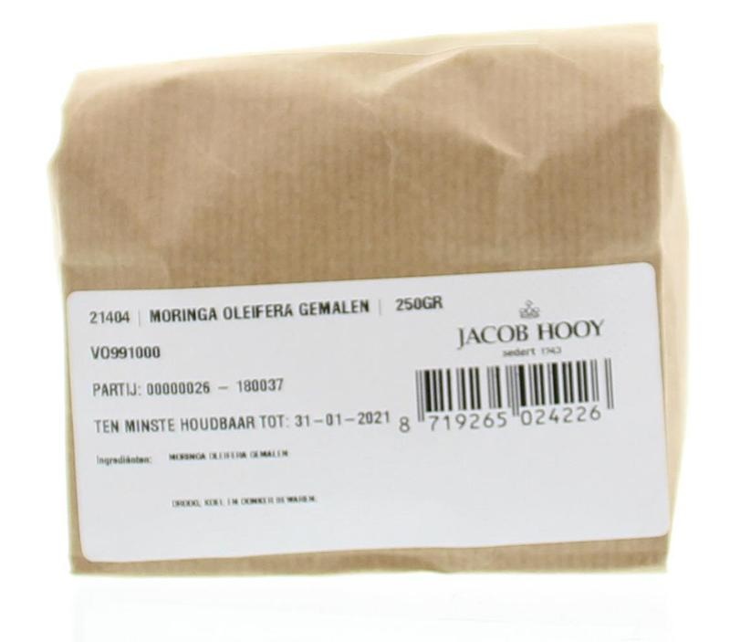 Jacob Hooy Jacob Hooy Moringa oleifera gemahlen (250 gr)
