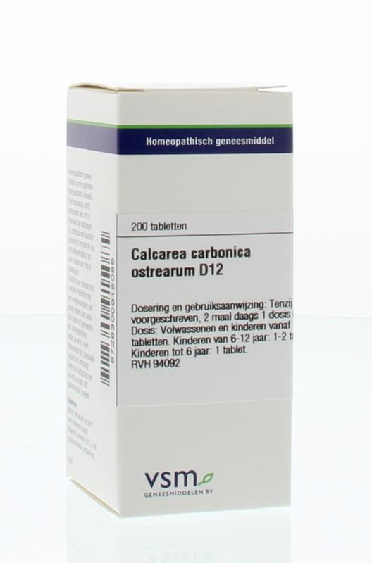 VSM VSM Calcium carbonicum ostrearum D12 (200 Tab)