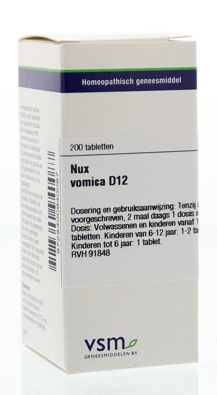 VSM VSM Nux vomica D12 (200 Tabletten)