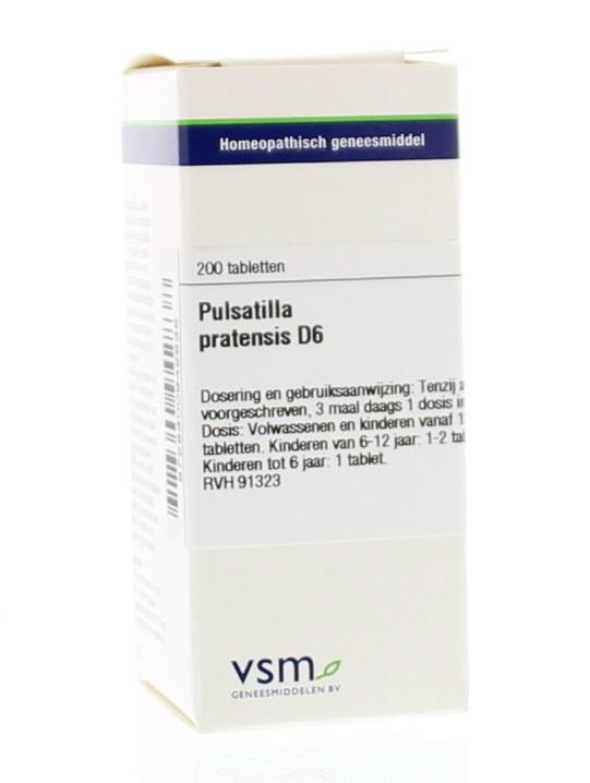 VSM VSM Pulsatilla pratensis D6 (200 Tabletten)