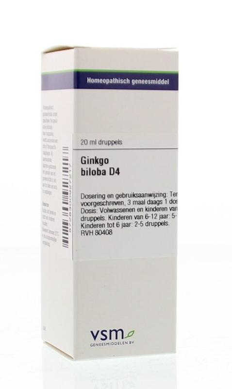 VSM VSM Ginkgo biloba D4 (20 ml)