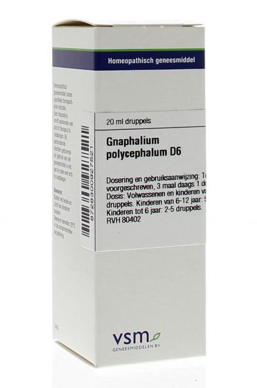 VSM VSM Gnaphalium polycephal D6 (20 ml)