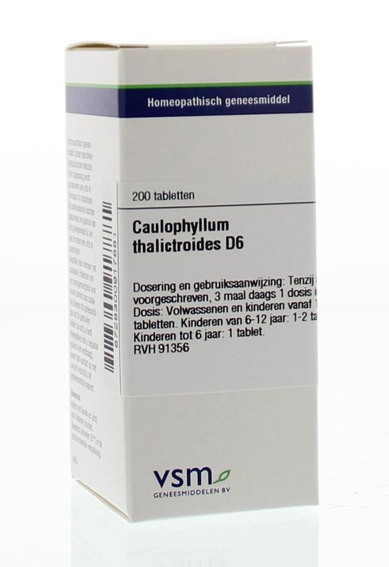 VSM VSM Caulophyllum thalictroides D6 (200 Tab)