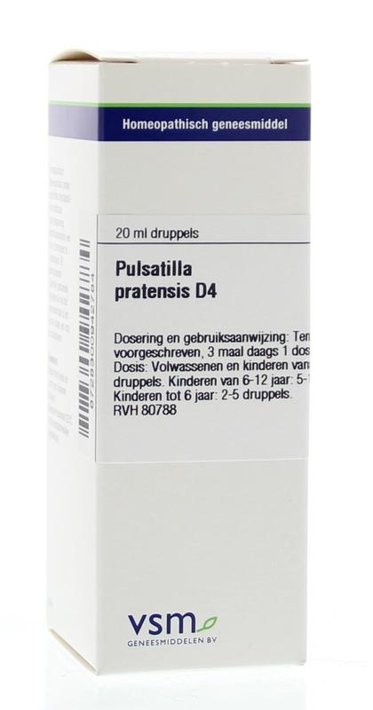 VSM VSM Pulsatilla pratensis D4 (20 Ml)