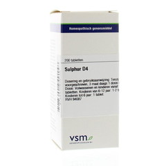 VSM Schwefel D4 (200 Tabletten)