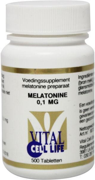 Vital Cell Life Vital Cell Life Melatonin 0,1 mg (500 Tabletten)