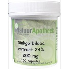 Natuurapotheek Ginkgo Biloba 24 % 200 mg (100 Kapseln)