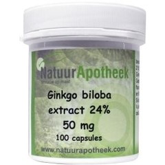 Natuurapotheek Ginkgo Biloba 24 % 50 mg (100 Kapseln)