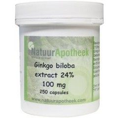 Natuurapotheek Ginkgo Biloba 24 % 160 mg (250 Kapseln)