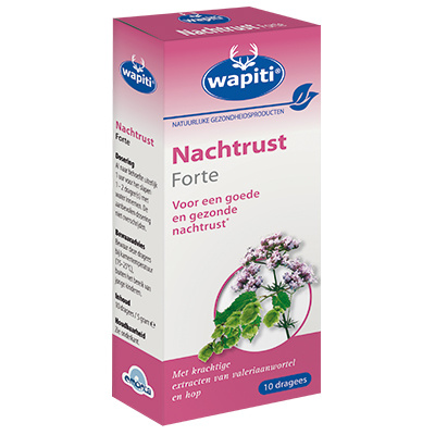 Wapiti Wapiti Nachtruhe forte (10 Dragees)