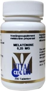 Vital Cell Life Vital Cell Life Melatonin 0,25 mg (200 Tab)