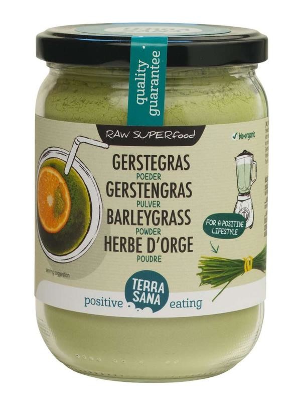 Terrasana Gerstengraspulver im Glas Bio (130 gr)