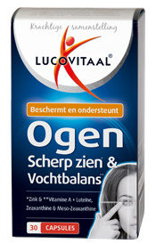 Lucovitaal Lucovitaal Scharfe Augen & Flüssigkeitshaushalt (30 Kapseln)