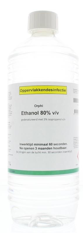 Orphi Orphi Alkohol 80 % Ethanol mit 5 % IPA (1 Liter)