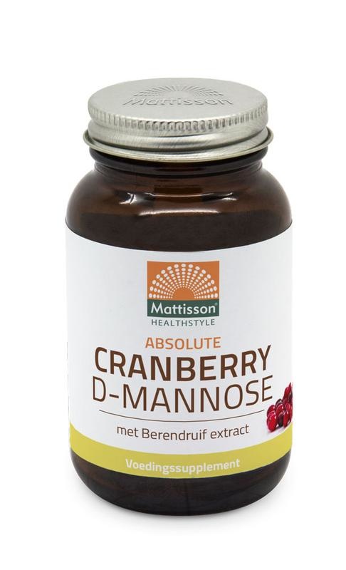 Mattisson Cranberry D-Mannose mit Bärentraubenextrakt (90 Tab)