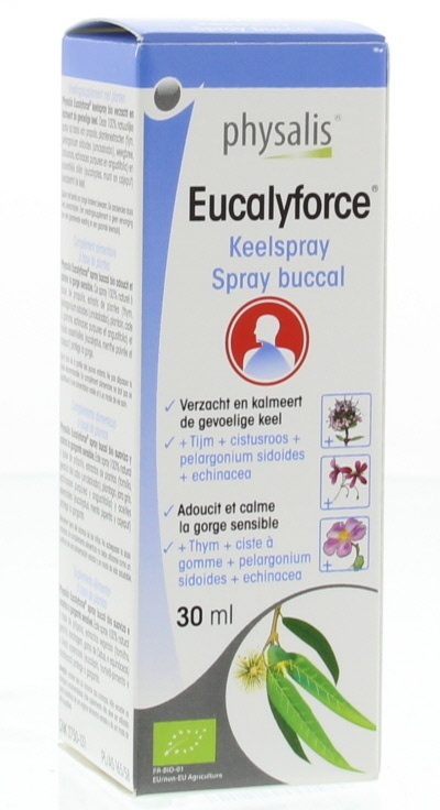 Physalis Eucalyforce Halsspray Bio (30 Ml)