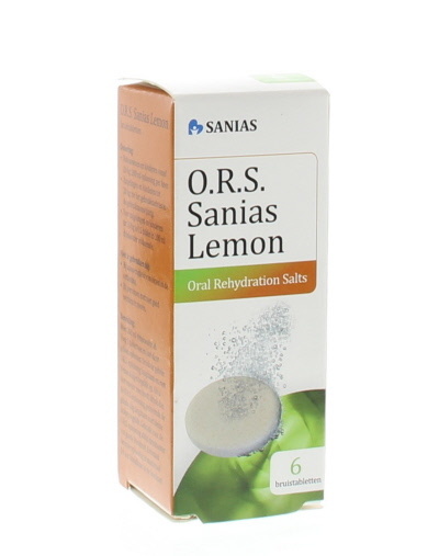 Sanias ORS Brausetabette Zitrone (6 Stück)